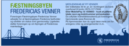 Fæstningsbyen Fredericia Venner